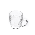 Hot Sale 280ml Clear Cheap Transparent Glass Mug Beer Glass Cup Glasses with Handle